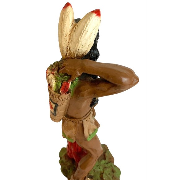 Native American Indian Warrior Statue 14" Figure Universal Statuary 1976 - Picture 10 of 16